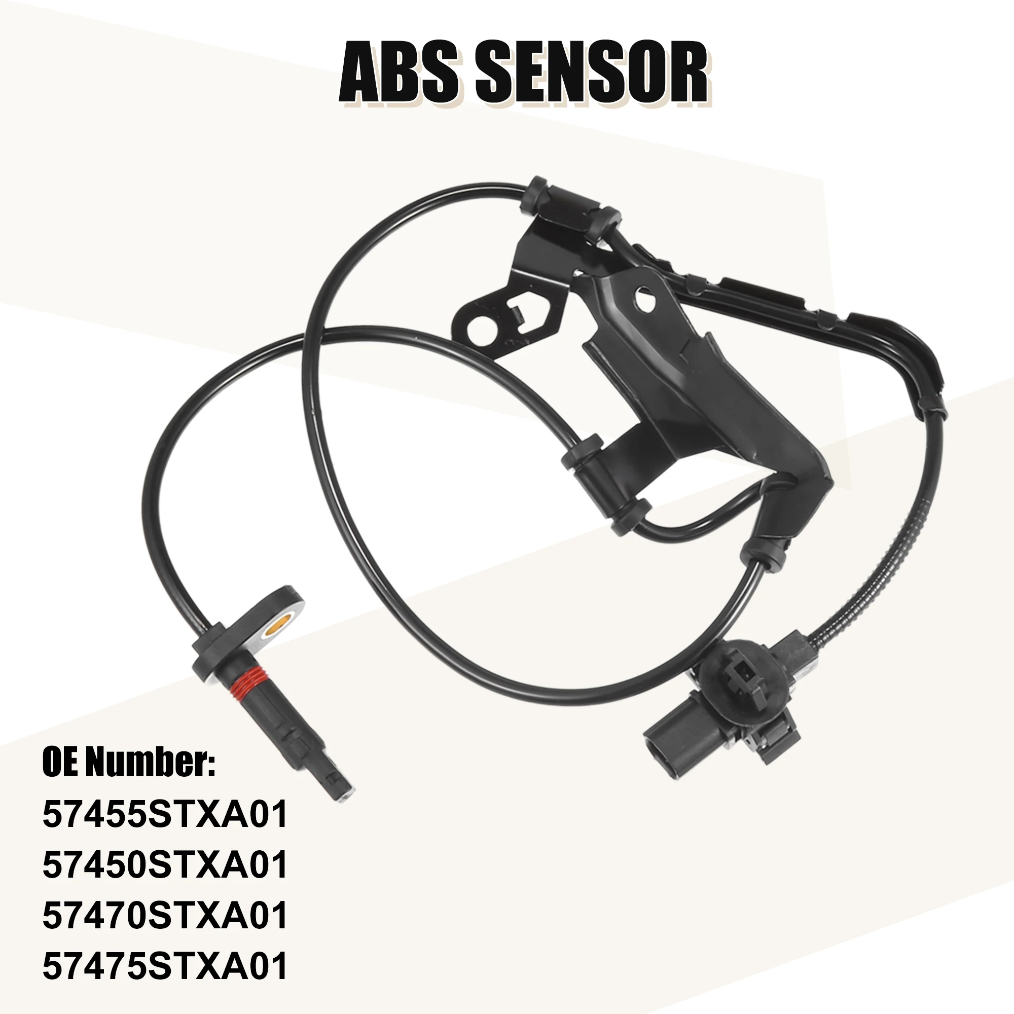 

UXCELL 4pcs Front Rear Left Right ABS Sensor Wheel Speed Sensor No.57455STXA01/57450STXA01 for Acura MDX 2007-2013 3.7L V6