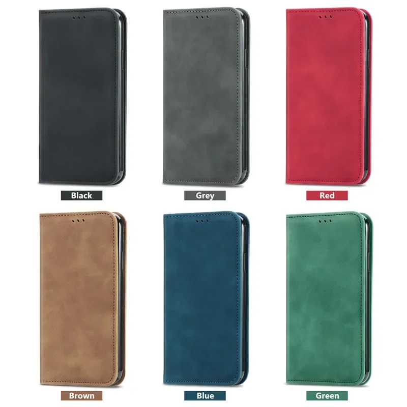 Realme C67 C65 C63 C61 C55 C53 C51 Magnetic Leather Flip Case For OPPO Realme C35 C33 C31 C 30 25 S C25y C21y C21 C15 C67 Cover