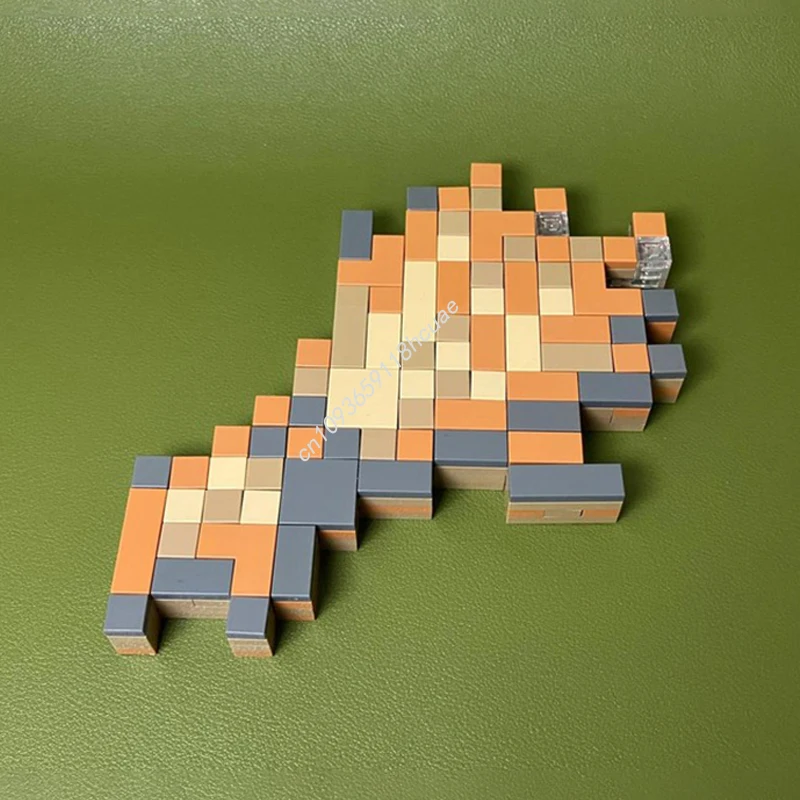 

166 шт. MOC пшеничный миниатюрный мир строительные блоки образовательный кирпич детская игрушка на день рождения для развития рождественской игрушки в подарок