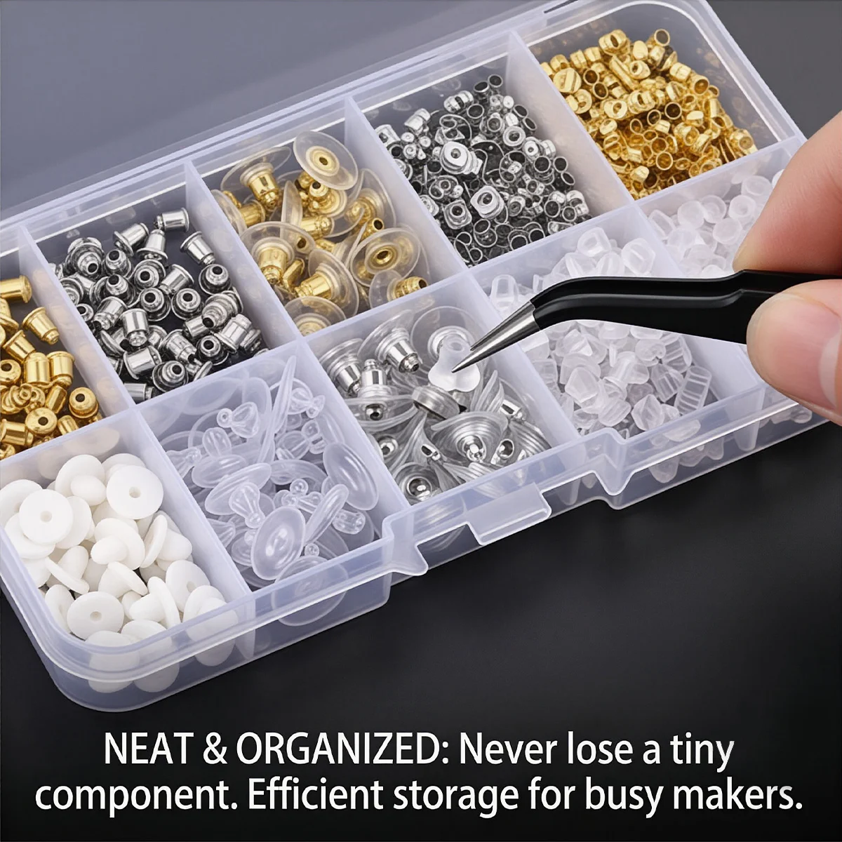 450 pièces de fermoirs pour bo - Jewelry Making Organizer Box avis et prix
