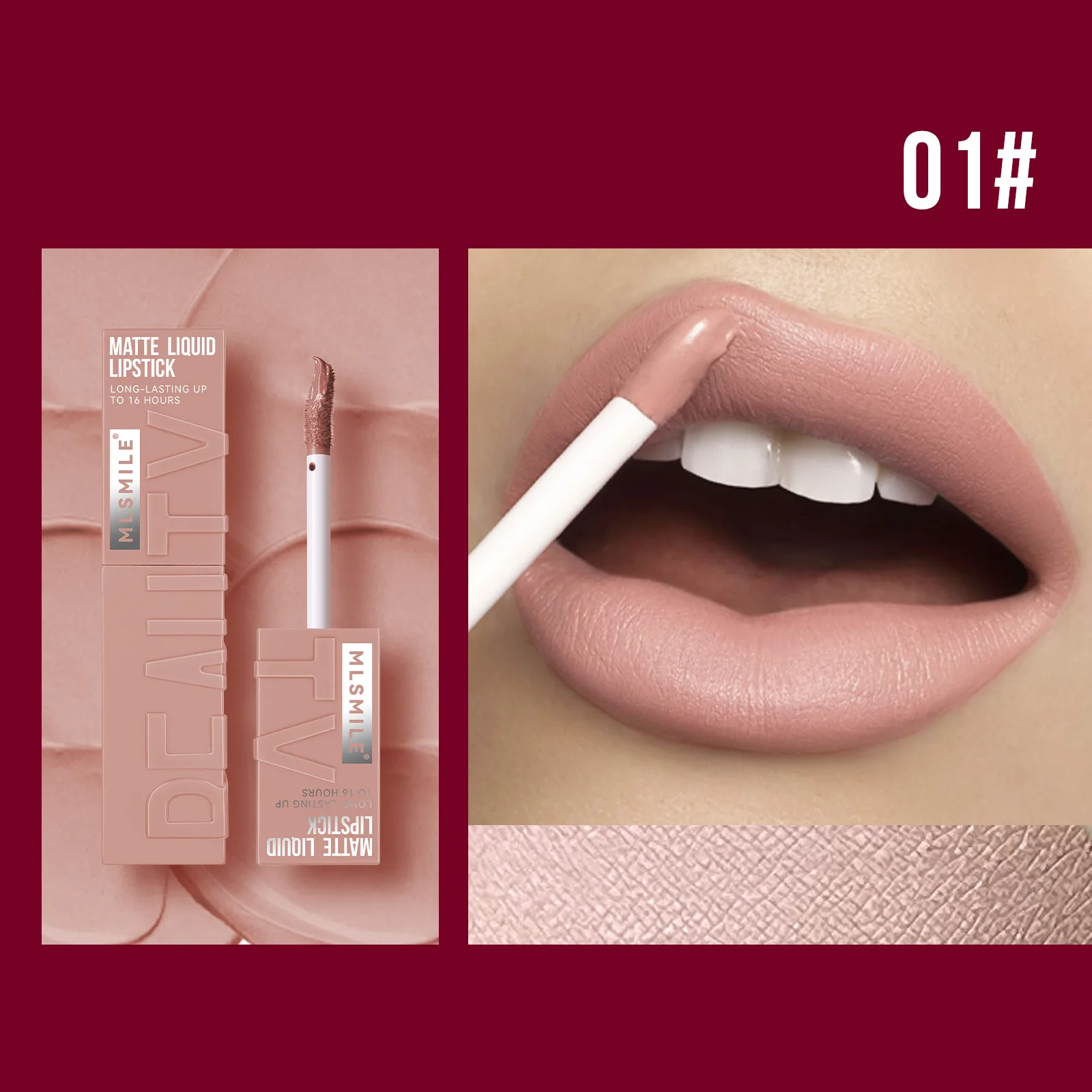 6 Colors Matte Liquid Lipstick Transfer Proof Long Lasting Velvet Lip Tint Highly Pigmented Smudge Resistant Makeup