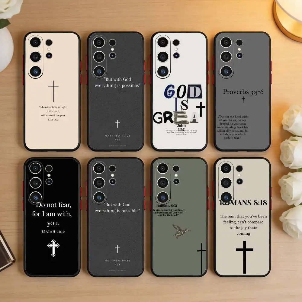 

Bible Verse Jesus Christ Christian Phone Case For Samsung S26,S25,S24,S23,S22,S21,S20,Plus,Fe,Lite,Others Black Cover