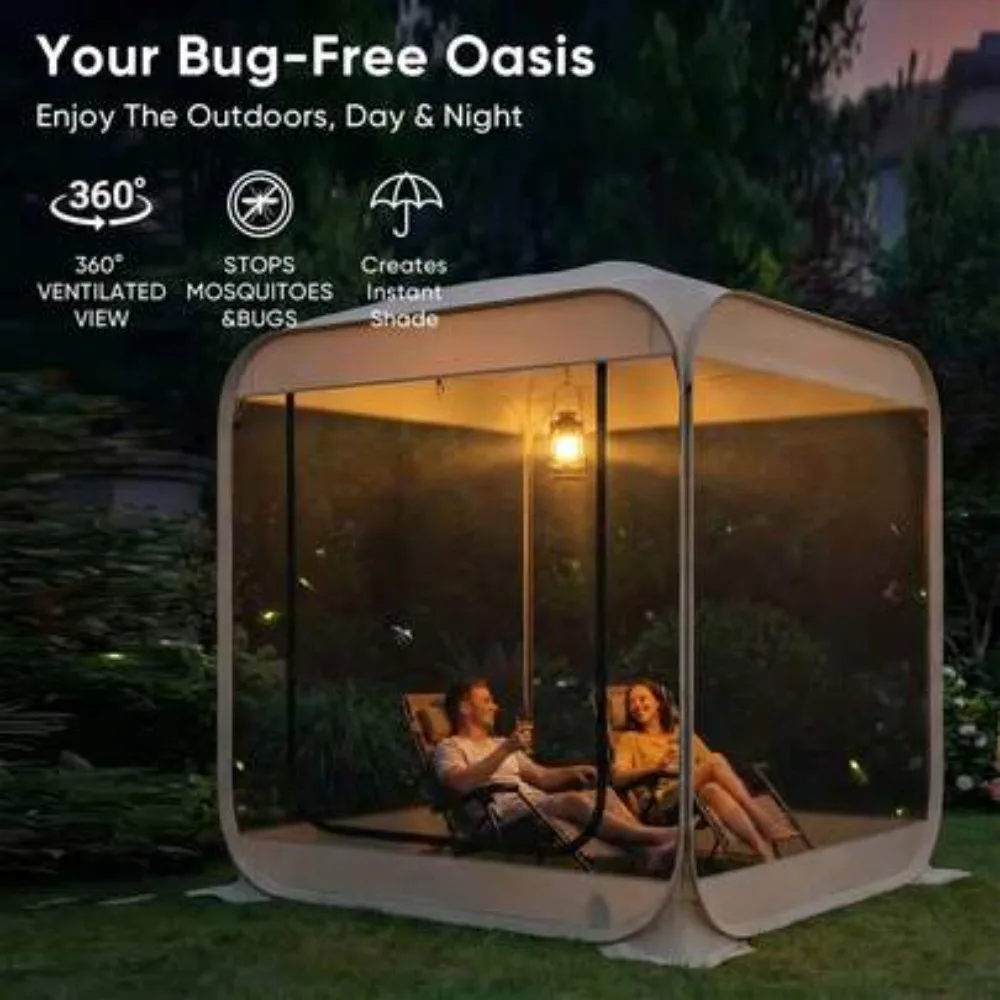 2-Person Breathable Mesh Camping Tent 2