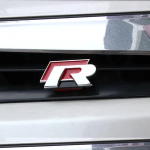 Nhãn dán thể thao 3D Thể thao Thể hiện Body Body cho Volkswagen Golf Rline Tiguan Touareg Polo GTI CC Passat R36 Scirocco Các bộ phận ô tô 6 Sales Sales Hải đăng Golf MK8 - №4