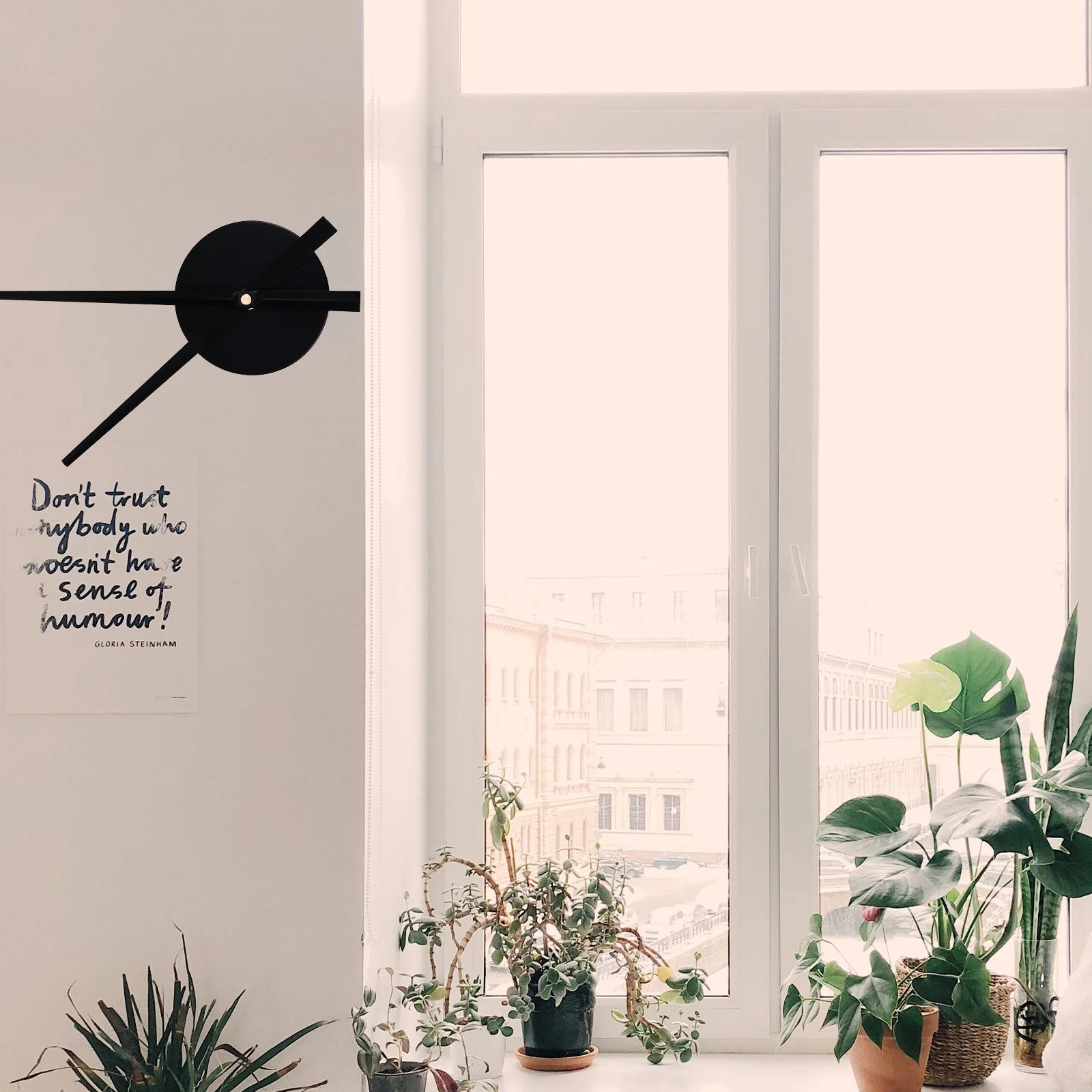 

1Pcs High Quality Safe Clock DIY Parts Mute Hands Plate Cross Stitch Craft Clock Movements Mute Hands Plate