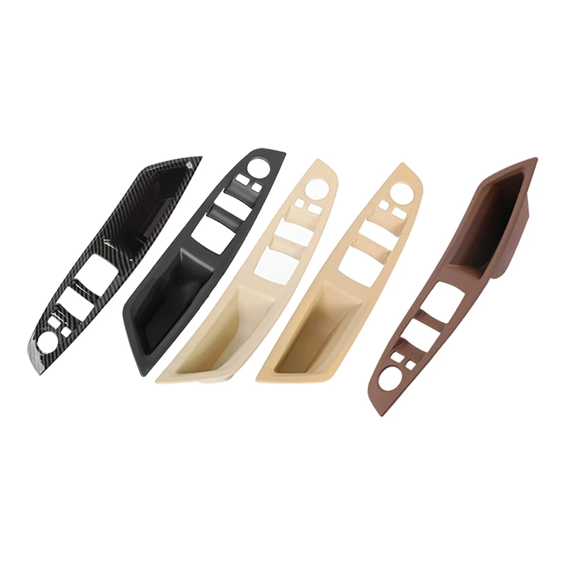 Car Door Handle Panel Protector Pull Trim Cover Auto Door Handles Sticker for BMW 2011-2017 5 Series F10 F18 F11 Left Hand Drive