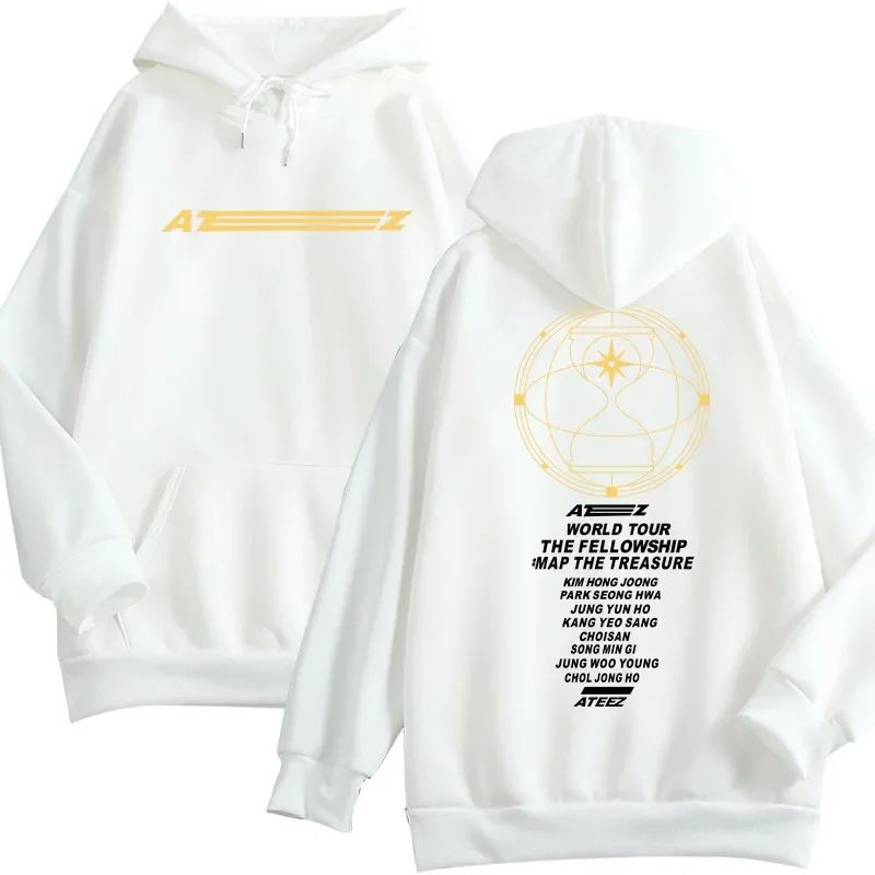 New ATEEZ THE FELLOWSHIP : BREAK THE WALL Hoodie Sweatshirt Fashion Pullovers ATEEZ Hoodies Kpop Merch Clothes