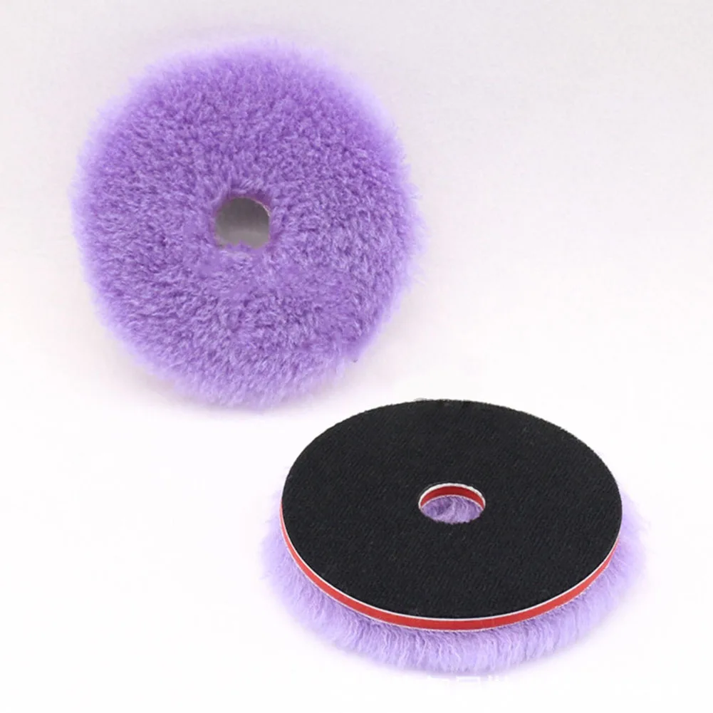 Tampone per lucidatura in lana viola da 5.5 pollici lucidatura per vernice per auto per lucidatrice tampone utilizzare accessori di ricambio per utensili elettrici domestici
