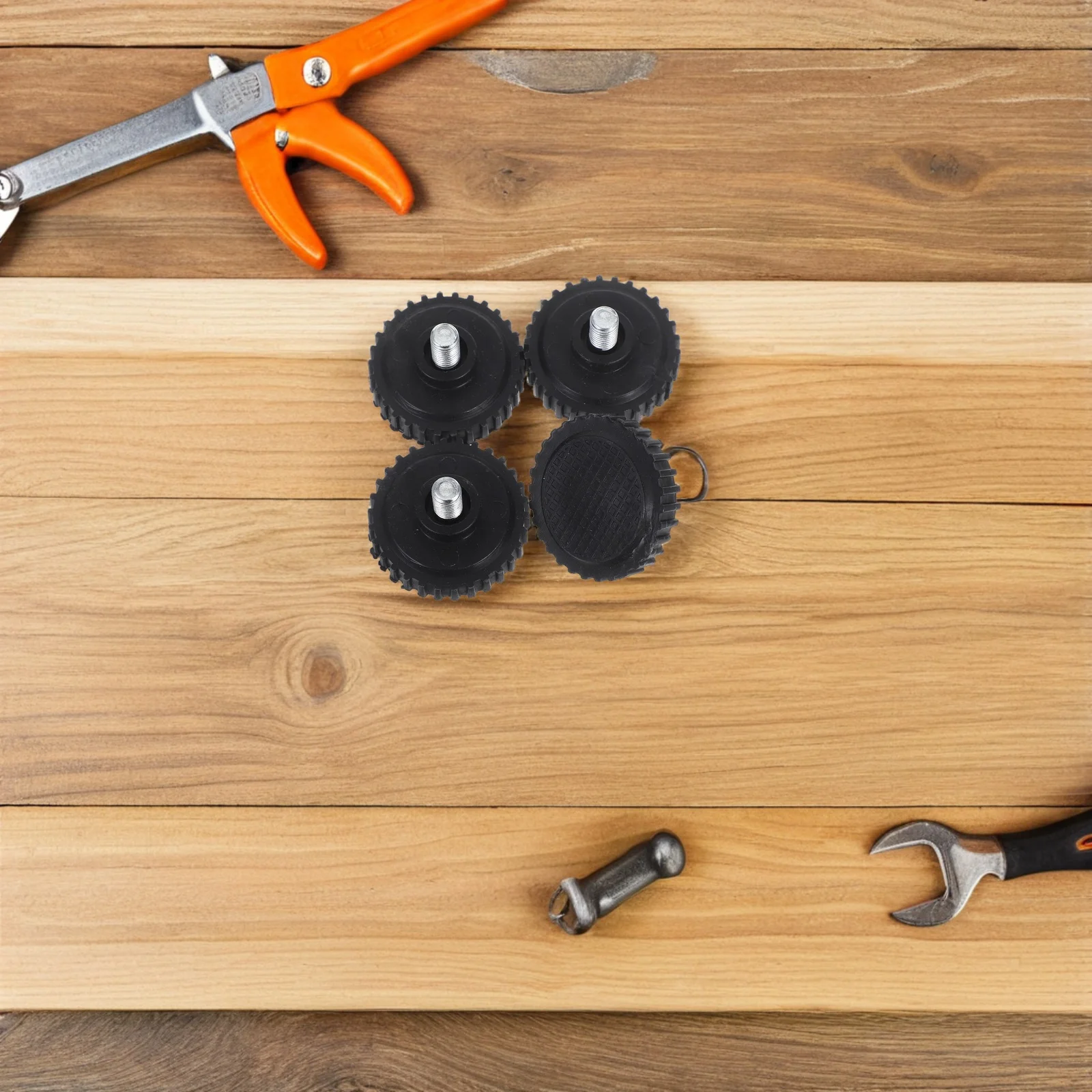 

4pcs Universal Screw-In Scale Legs Adjustable Anti-Slip Rubber Feet For 60-150Kg Food Jewelry Kitchen Digital Precision Weighing