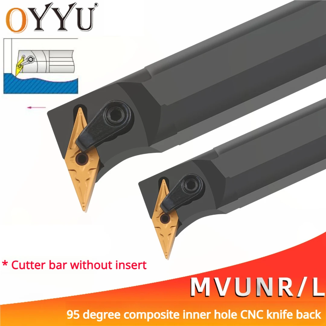 

OYYU Составной внутренний держатель инструментов S20R-MVUNR16 S25S-MVUNR16 S32T-MVUNR16 MVUNR Расточная оправка с хвостовиком с ЧПУ S20R S25S MVUNR16 MVUNL16