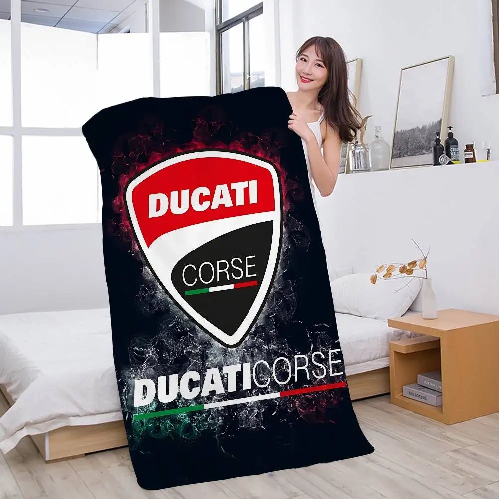 D-Ducaties Motorcycle LOGO Big Microfiber Beach Towels Quick Dry Towel Sand Beach Towels Pool Towel For Travel Swim Pool Yoga