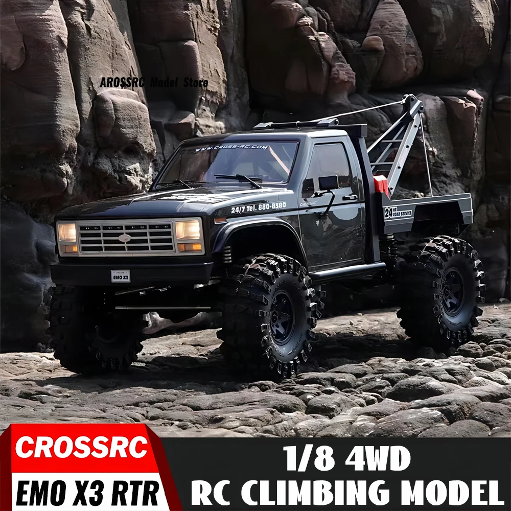 CROSSRC EMO X3 Northeast Tiger 1:8 Remote Control Electric Rescue Vehicle Climbing Vehicle Off road Vehicle RTR RC Model Toys