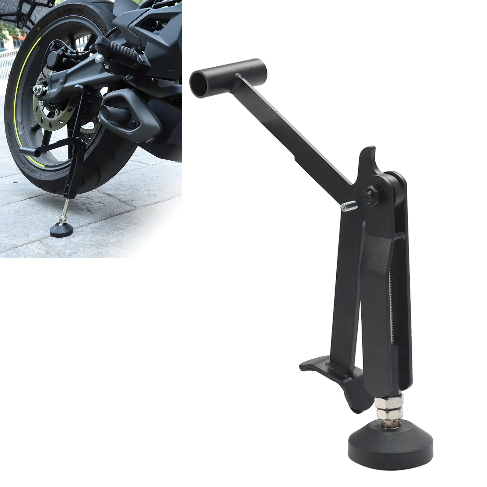 

Universal Motorcycle Labor Saving Wheel Stand Kickstand Wheel Lifter Side Support Stand Swingarm Lift Frame For Most Motorcycles