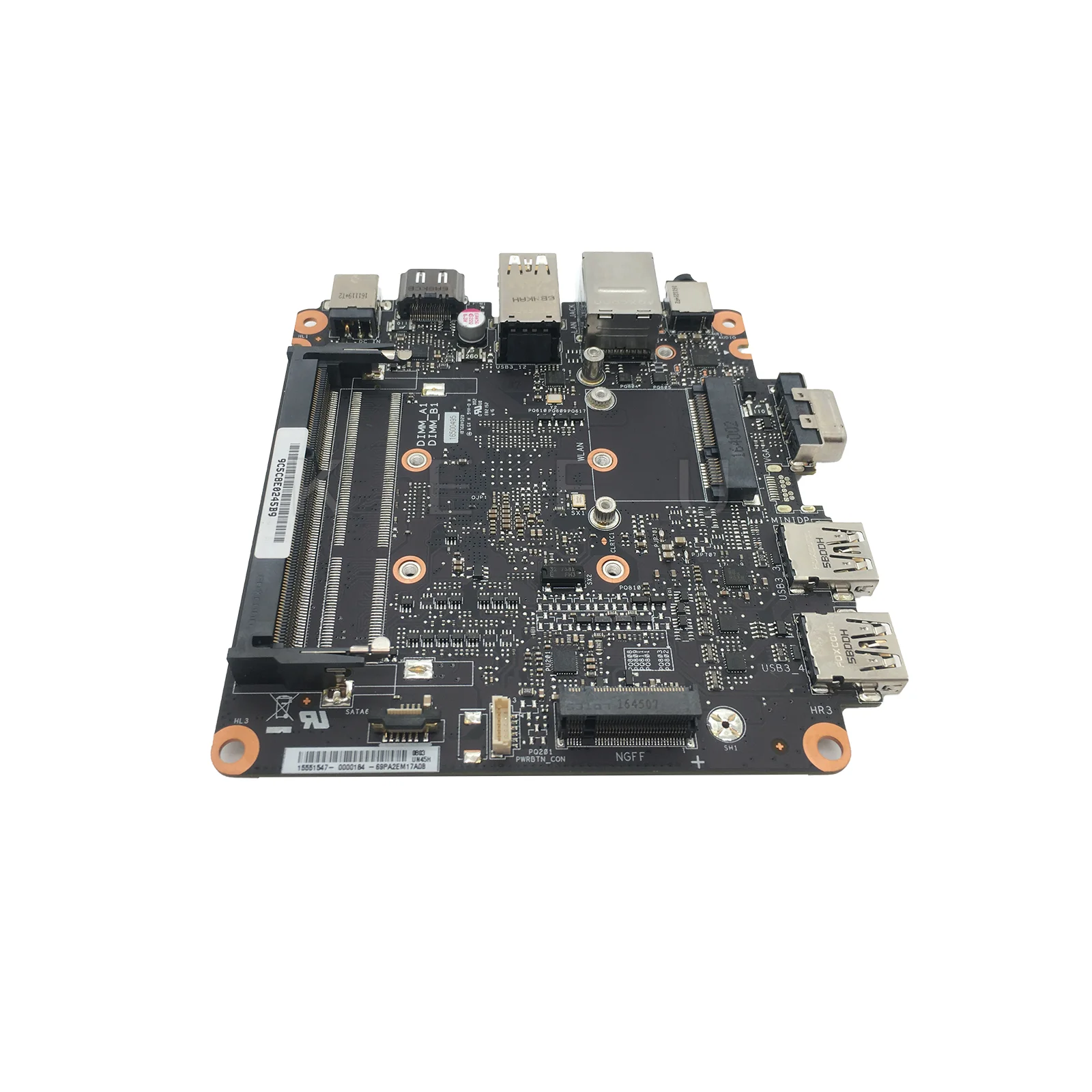 KEFU UN45 Mainboard For ASUS VivoMini UN45H Home Mini Computer Motherboard With CPU: N3060 UMA Test Systemboard OK