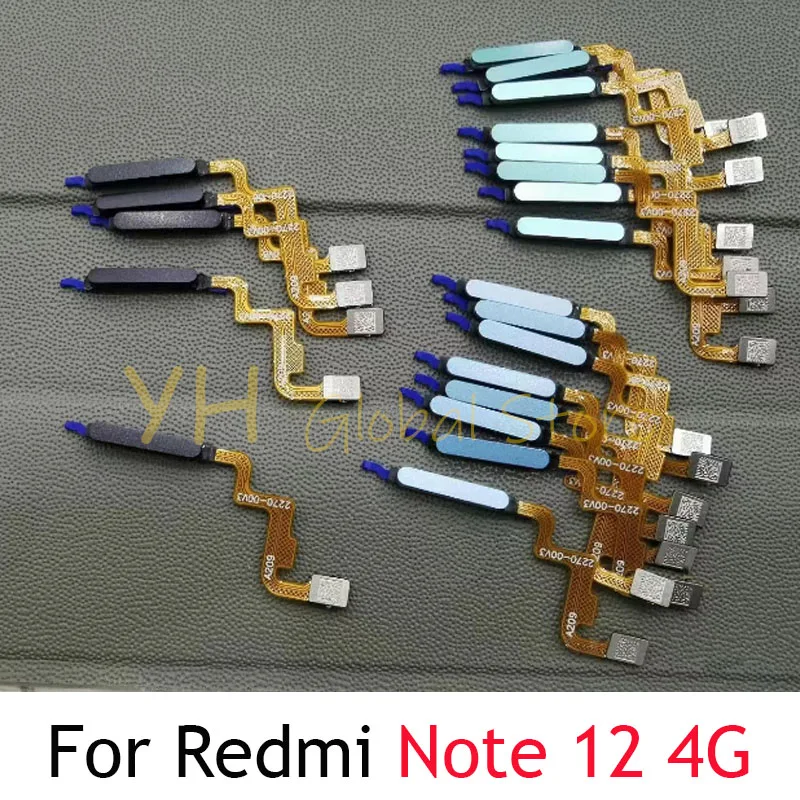 For Xiaomi Redmi Note 12 12S 4G 5G Home Button Fingerprint Touch ID Sensor Flex Cable