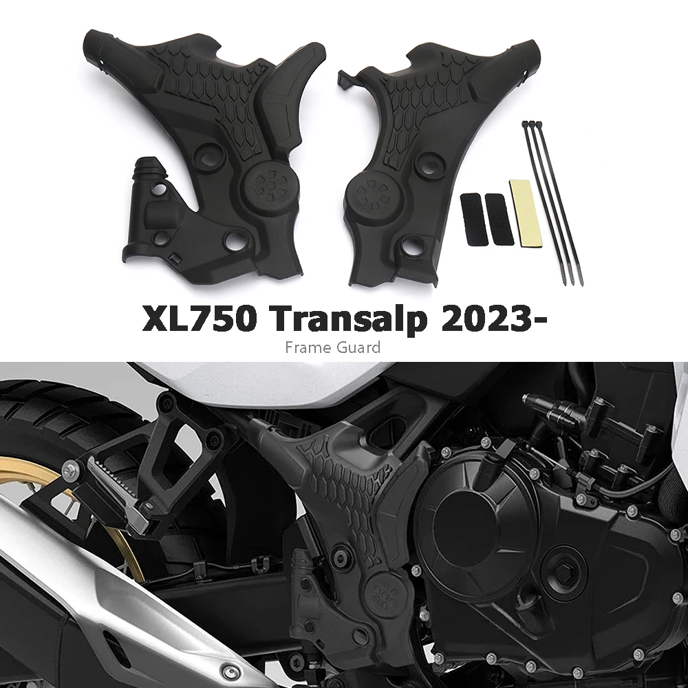 

For Honda XL750 XL 750 Transalp 2023 2024 Black/White Frame Guards Protection New Body Frame Protector Motorcycle Accessories