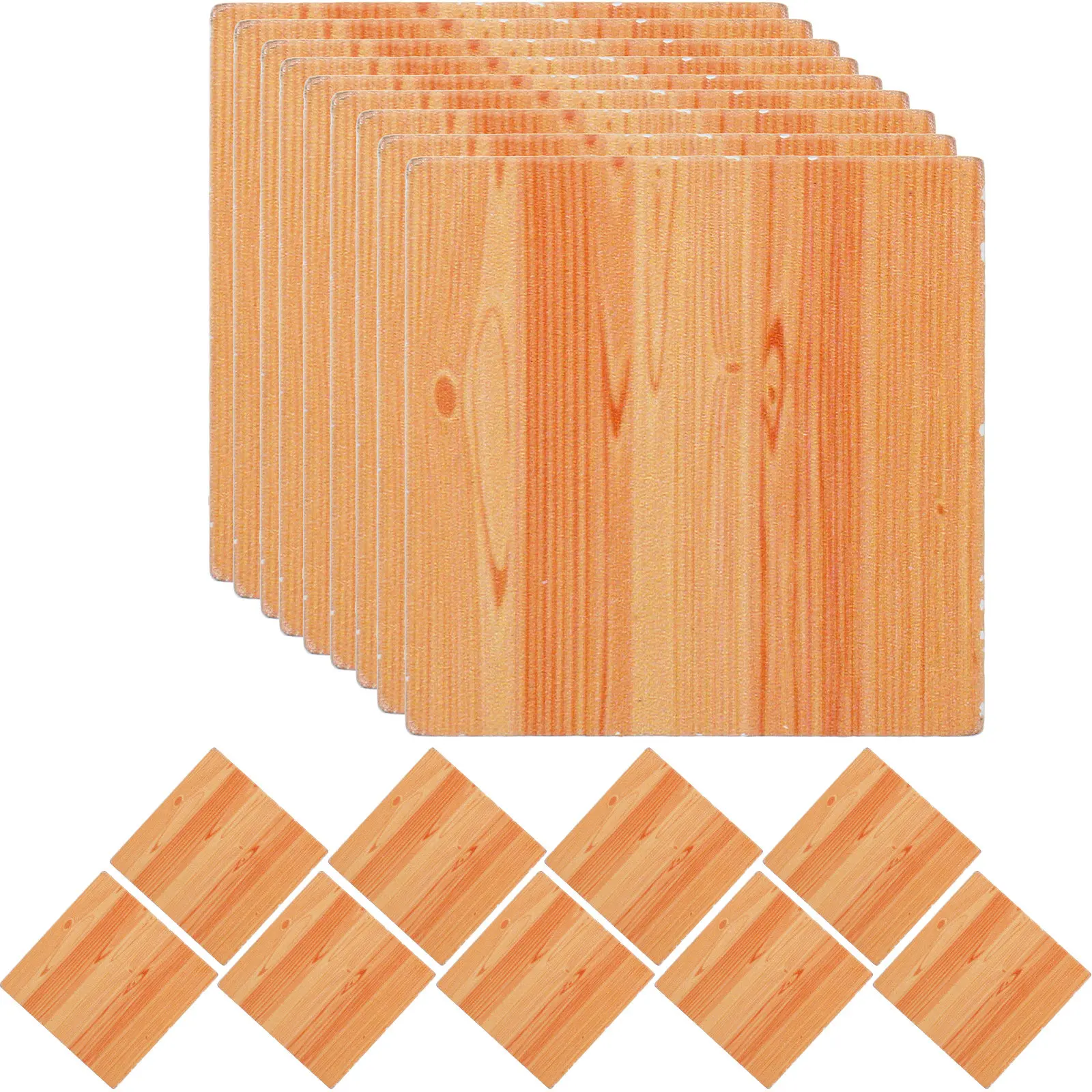

18 шт. Деревянные миниатюрные напольные доски для кукольного домика, реалистичные, для DIY-проектов, аксессуары для кукольных домиков, имитация пола