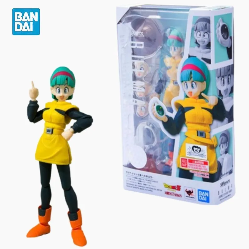 

In Stock Original Bandai S.H.Figuarts DRAGON BALL Z Bulma Namekian Action Doll Figure Collectible Anime Figurine Model Toy Gift