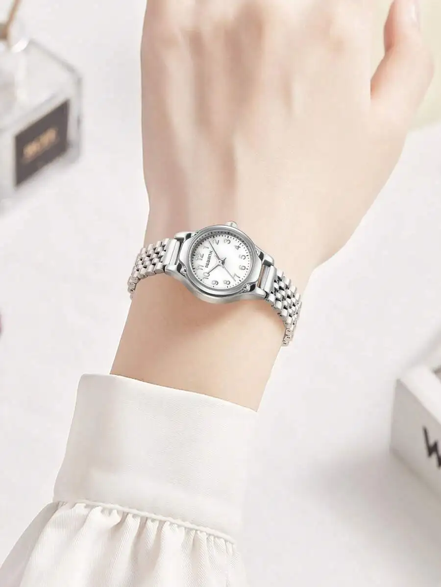 1 Piece Of Women's Exquisite Small And Elegant Versatile Quartz Watch Suitable For Daily Wear