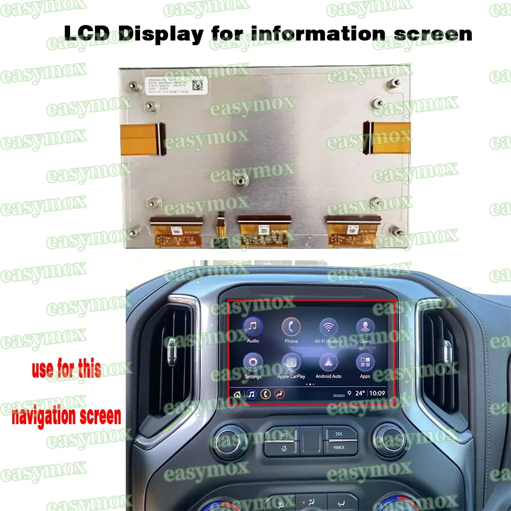 8 Inch LCD Display for 2019-2021 Chevrolet Colorado Center Console Navigation Information GPS Screen Reoairment