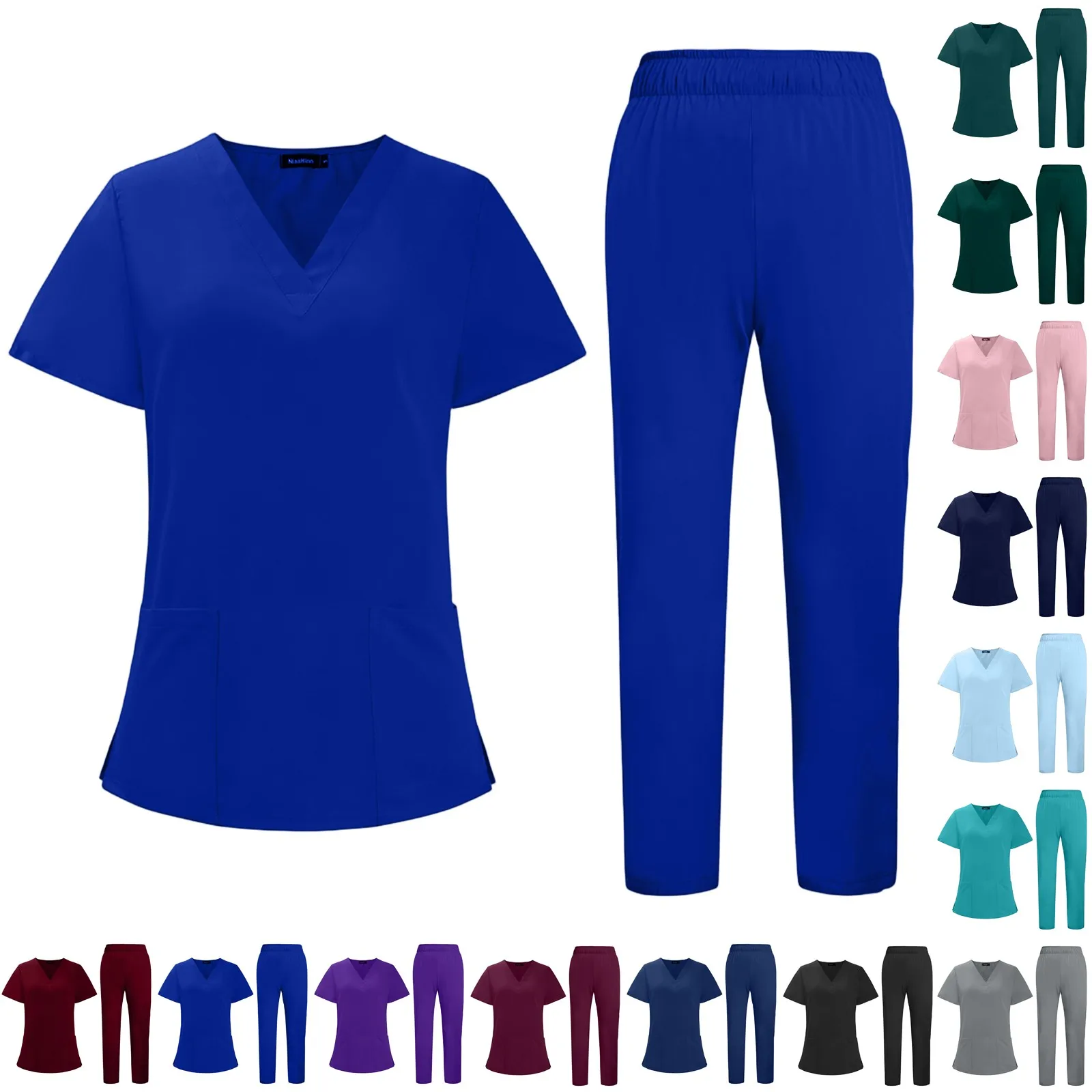 Wholesale Doctor Nurse Doctor Dentist Workwear Beauty Spa Uniform Surgical Scrubs Set Wholesale Operating Room Medical Uniform