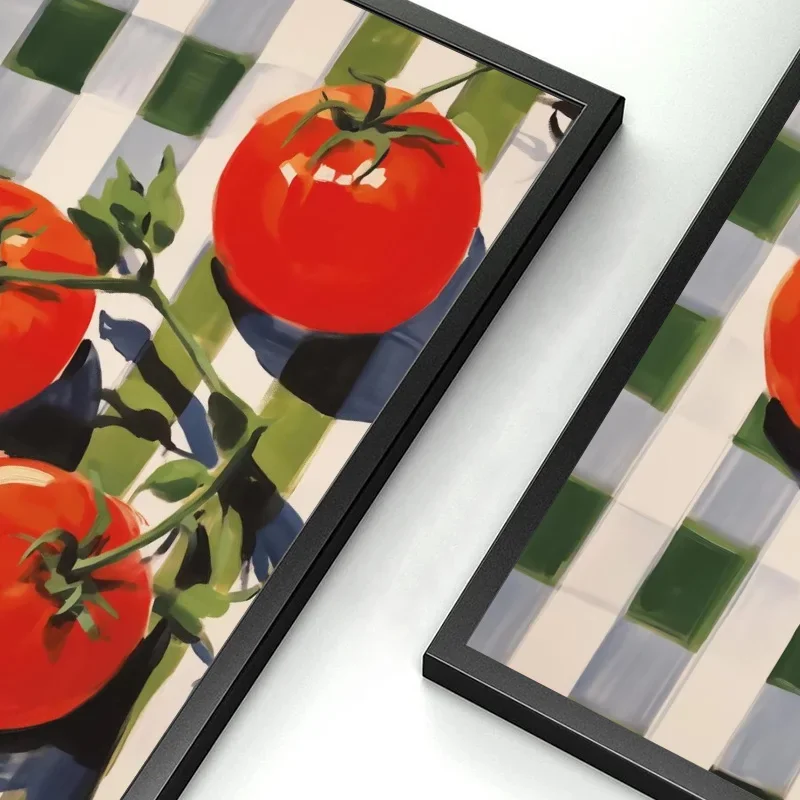 سوق الفاكهة عنبية الكرز العنب الليمون البابايا الكمثرى الخوخ المشارك طباعة صور فنية للجدران قماش اللوحة غرفة ديكور المنزل هدية