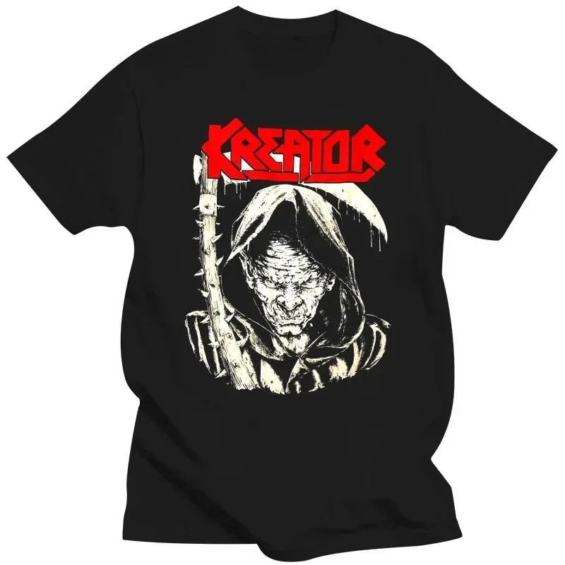 KREATOR cd lgo DEATH REAPER Official SHIRT Size XXL 2X new 100% Cotton T Shirts Brand Clothing Tops Tees hoodie hip hop 2018 hot