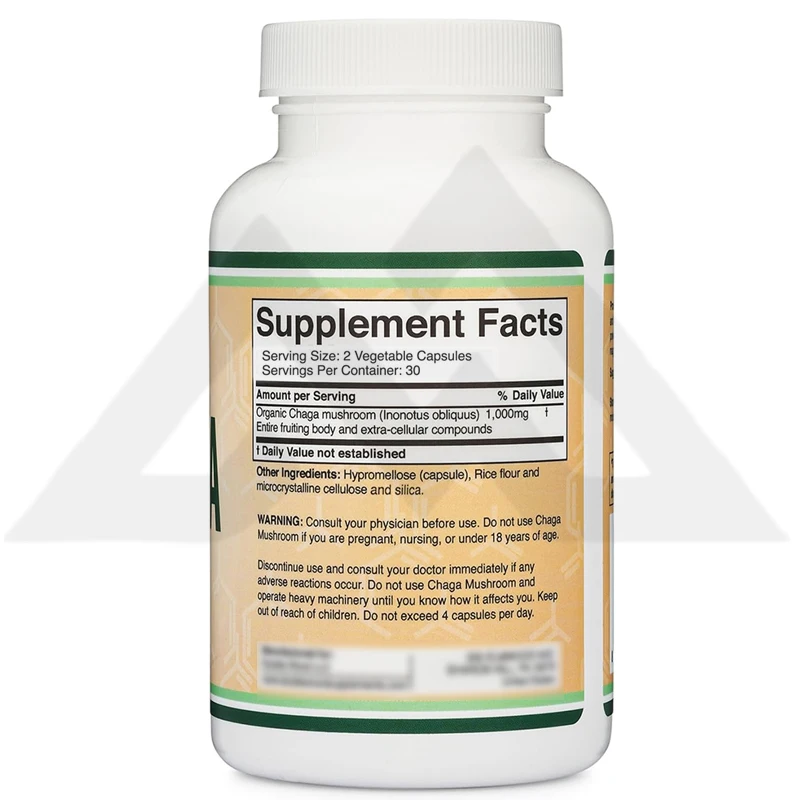 Mushroom capsules 12060 capsules (1000 milligrams per serving of mushroom powder) are rich in β - glucan and terpenoids