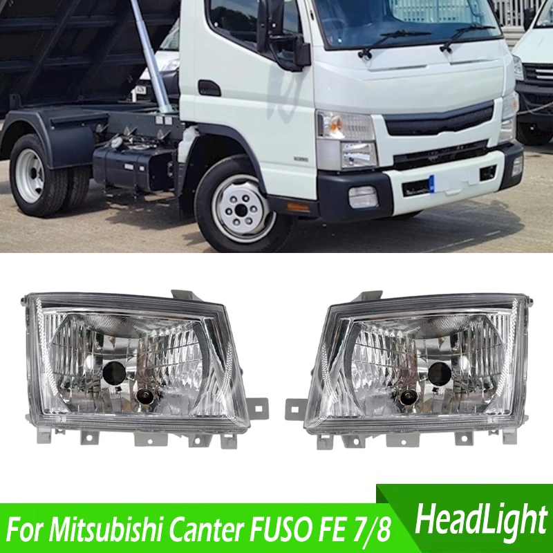 ชุดไฟหน้าสำหรับ Mitsubishi Canter Fuso FE FG 7/8 2012-2018หลอดไฟหน้าไฟตัดหมอกไฟตัดหมอกแสงไฟหน้า