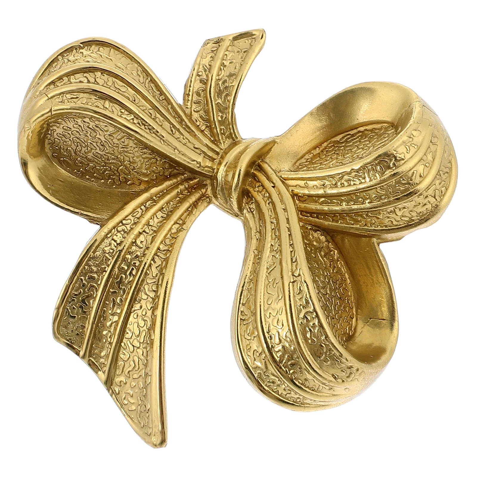 

Brass Drawer Knobs Cabinet Handles Decorative Pulls Bow Shaped Metal Hardware Cupboard Dresser Furniture Accessories