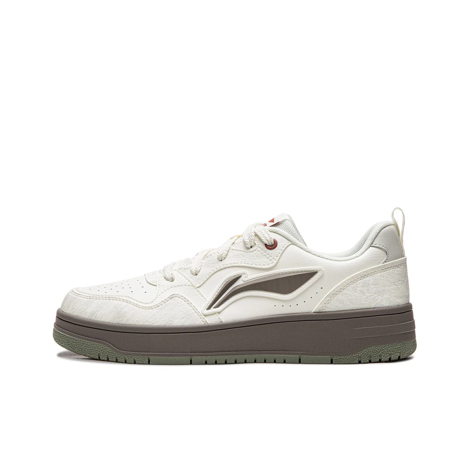 Li Ning Tianji Soft Low top Skateboard Shoes Men's White AGCW067-3