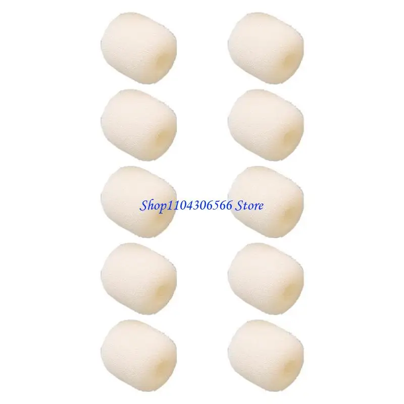 02DD 10Pcs Microphones Foam Cover Microphones Windscreen Microphones Filter for K9