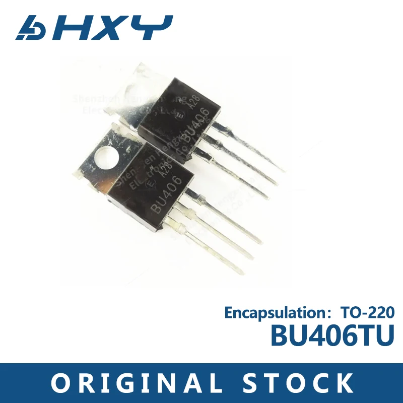 10PCS BU406TU BU406 TO220 in-line NPN low frequency power transistor triod