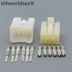 worldgolden 6 Pin Way Auto 2.3(090) Male Female Connector Audio Modified Wiring Socket Plug For Toyota Car 7122-1360 7123-1360