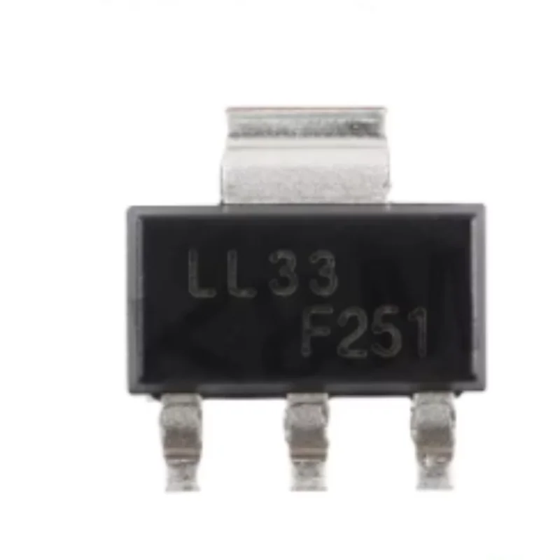 10-50PCS New Original LDL1117S33R Screen printing LL33 SOT-223 1.2A high PSRR low drop linear regulator chip In Stock