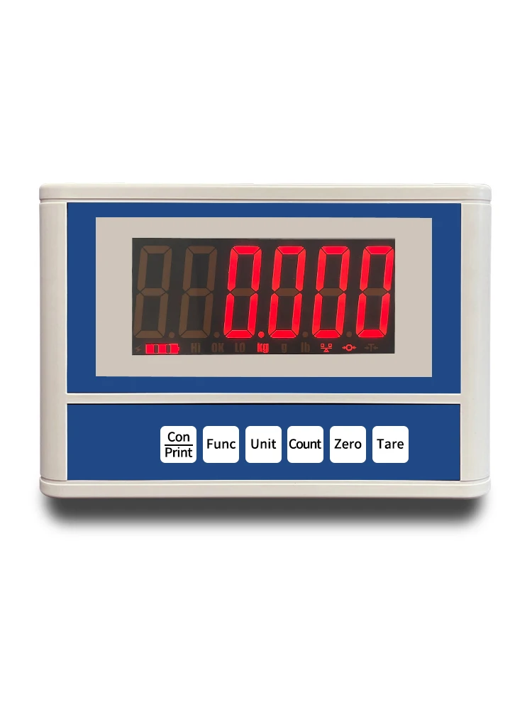 Large-Screen Electronic Display Scale Indicator Can Be Switched Lb Built-In Alarm Function Can Add Three-Color Alarm Light Weigh