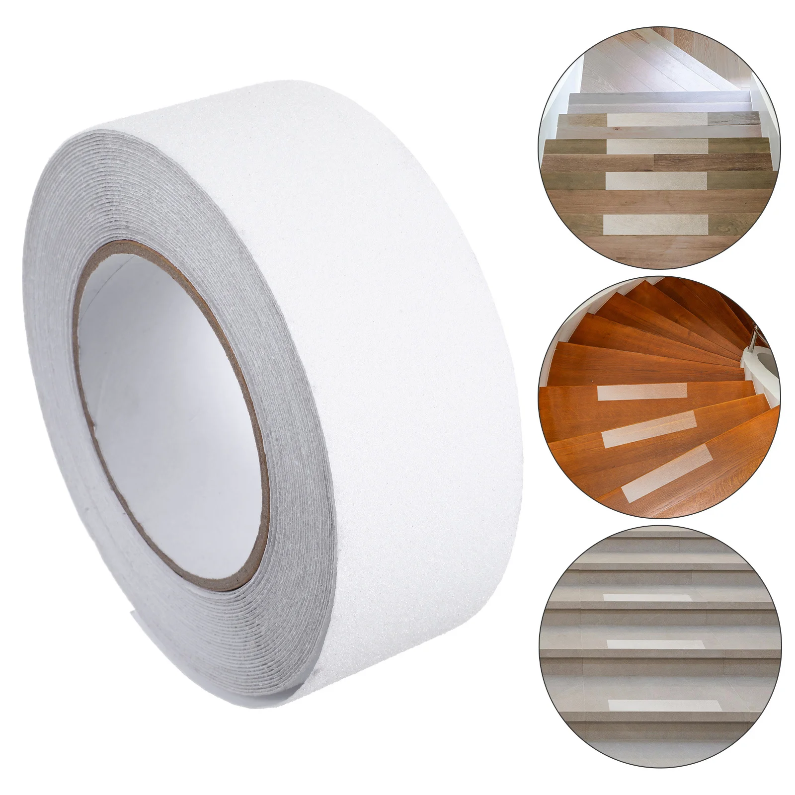 

Anti Slip Tape 10m Transparent Design Sturdy PVC Material High-Strength Adhesive Easy to Clean Maintain Longevity Effectiveness