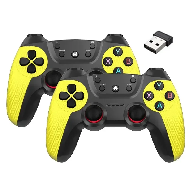 Wireless Doubles Game Controller For Linux Video For Game Box Game Stick PC Smart TV Box 2.4G Gamepad Joystick