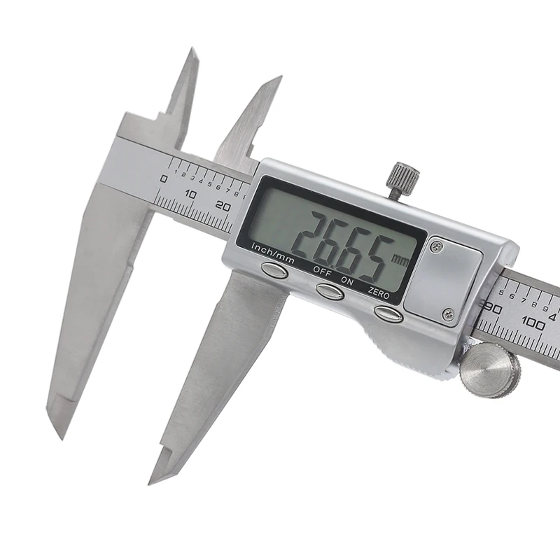 Calibre Vernier Digital Eletrônico Alta Precisão Medição de Calibre Altura e Profundidade 300 mm Aço Inoxidável