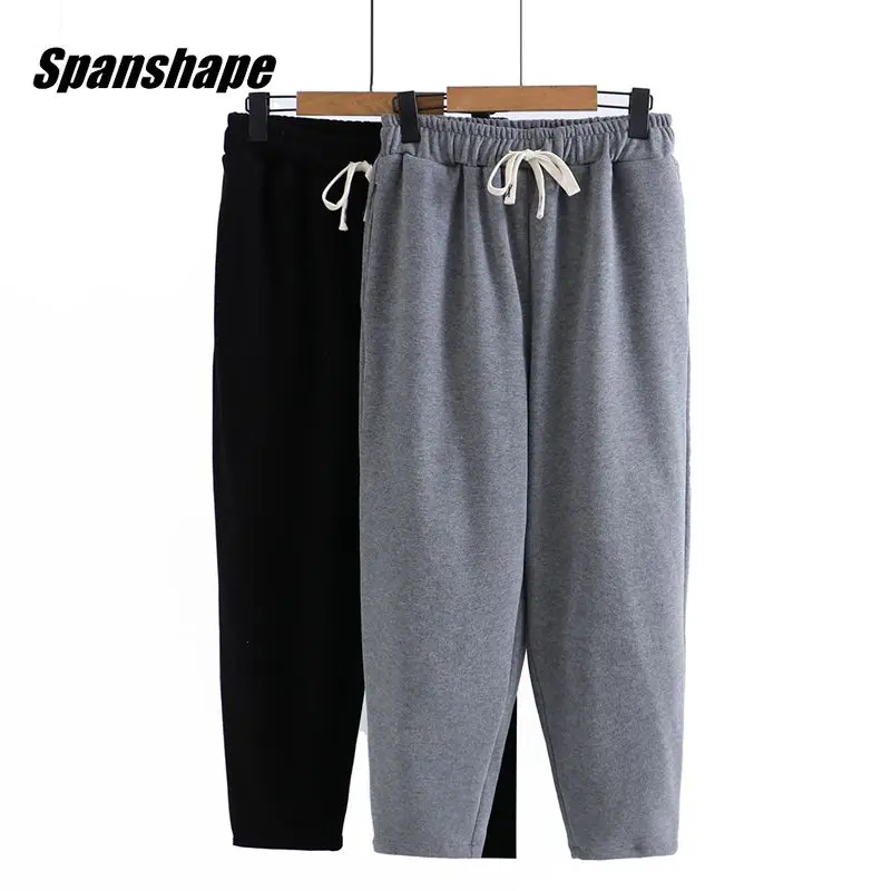 

Womens Sweatpants Plus Size Thermal Joggers with Pockets Rib Cuff Bottoms Winter Lounge Workout Running Pants ouc1596