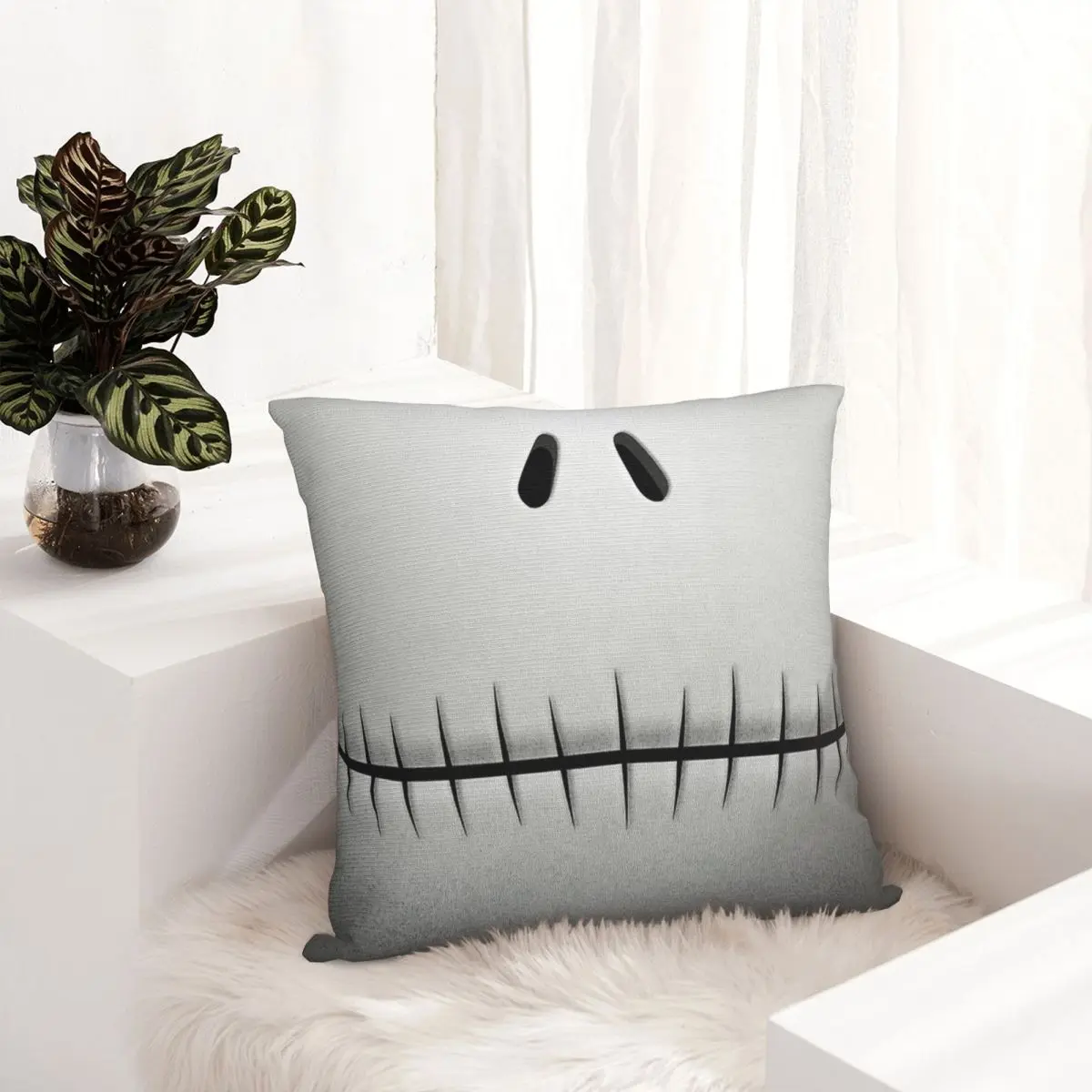 غطاء وسادة من البوليستر على شكل يقطين كينغ، غطاء وسادة مزخرف، كابوس قبل عيد الميلاد، غطاء كيس وسادة للمنزل #3