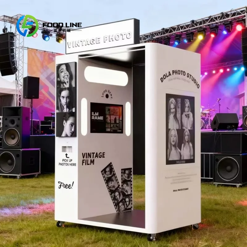 all in one photo booth shell coin operated dslr compatible self service camera kiosk for exhibition wedding event businesses