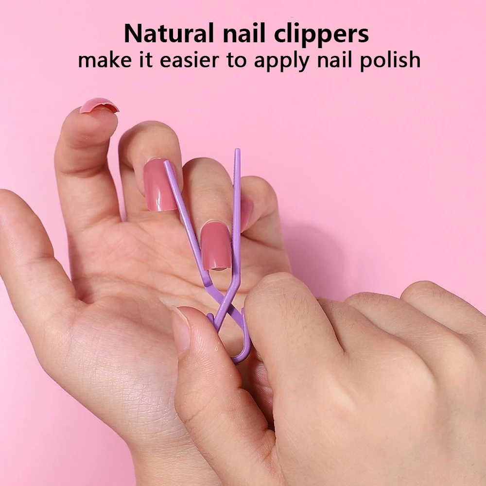 10Pcs Gemischte Farbe Nail art Öl Polnischen Auslaufsicher Clip Nägel Färbung Form Schutz Clips Zu Verhindern Gel Leckage weg Werkzeuge * #