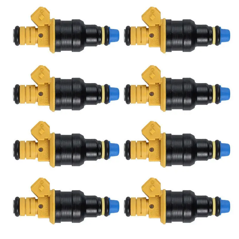 High quality 8 Flow Matched Fuel Injectors For Ford F150 F250 F350 4.6 5.0 5.4 5.8 0280150718 FREE SHIPPING!!!