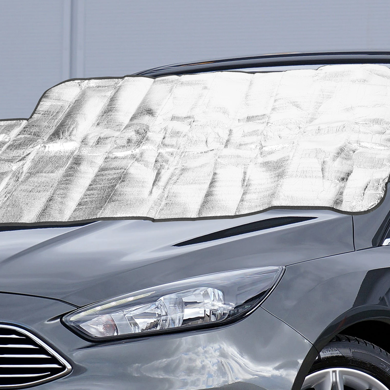 

Winter Windshield Cover Car Snow Protective Cover Frost and Universal Fit Winter Windshield Covers
