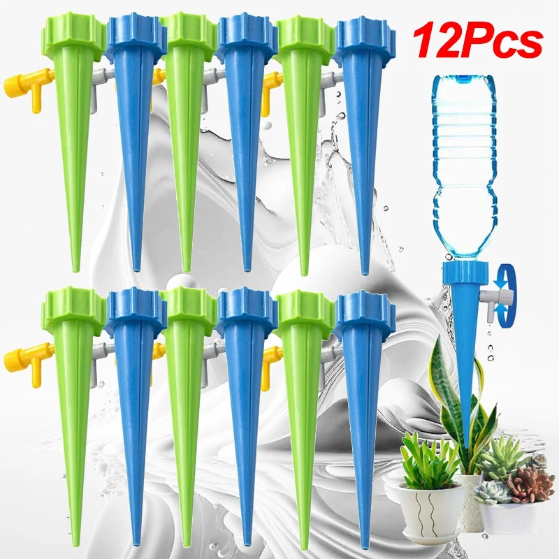 Automatic Drip Irrigation System Self Watering Spike for Flower Plants Greenhouse Garden Adjustable Auto Water Dripper Device