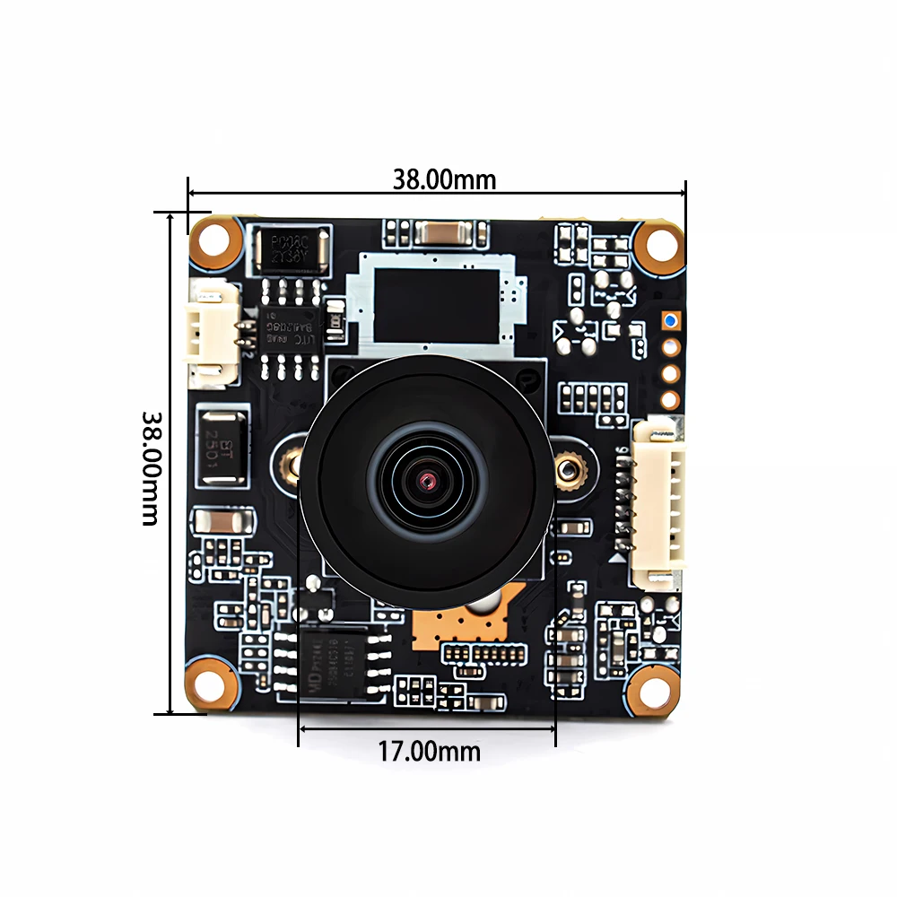 WGWK IP Camera Board IMX307 3MP Ultra Low illumination With 2.35mm 143° Wide Angle Onvif H.265 RTSP POE Security Webcam Module