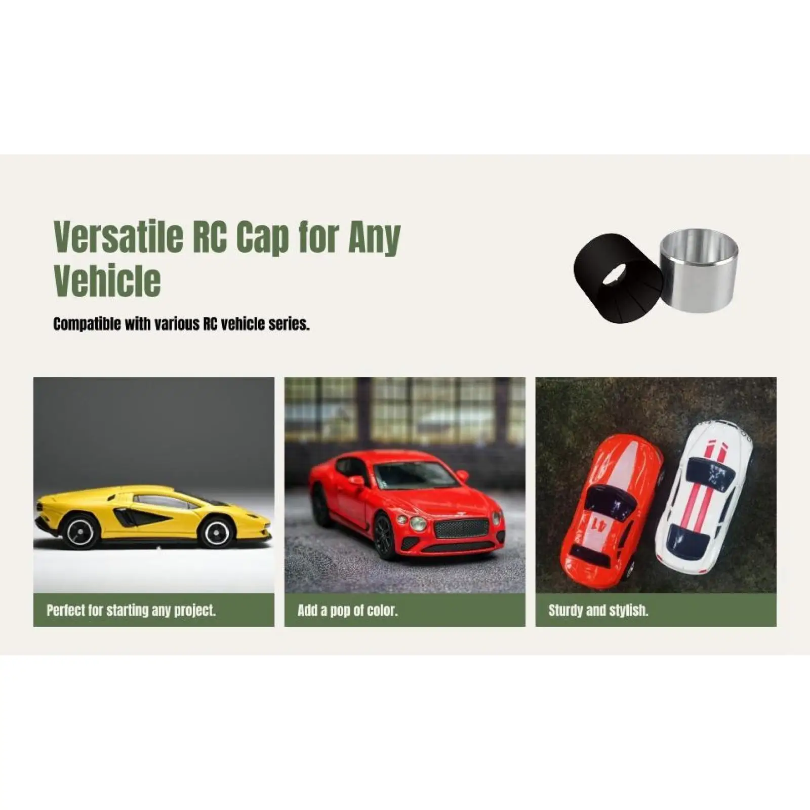 Tapa cónica de arranque de avión RC Od79mm ID72mm piezas de vehículos RC para aficionados envejecidos