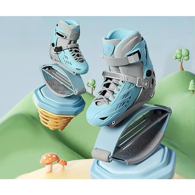 

Детские прыгающие туфли-кенгуру — высокие весенние кроссовки Bounce для активных игр и упражнений