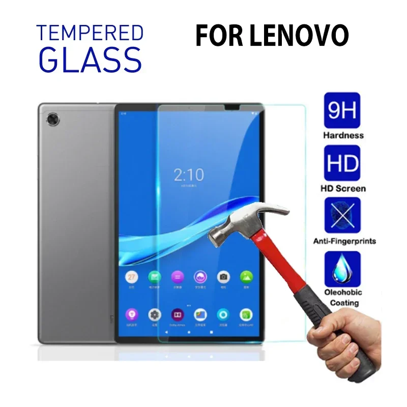 Tempered Glass for Lenovo Tab M10 Plus TB-X606F M10 Plus 2nd Gen P11 J606F J706F Tab E8 X704 Screen Protector Protective Film